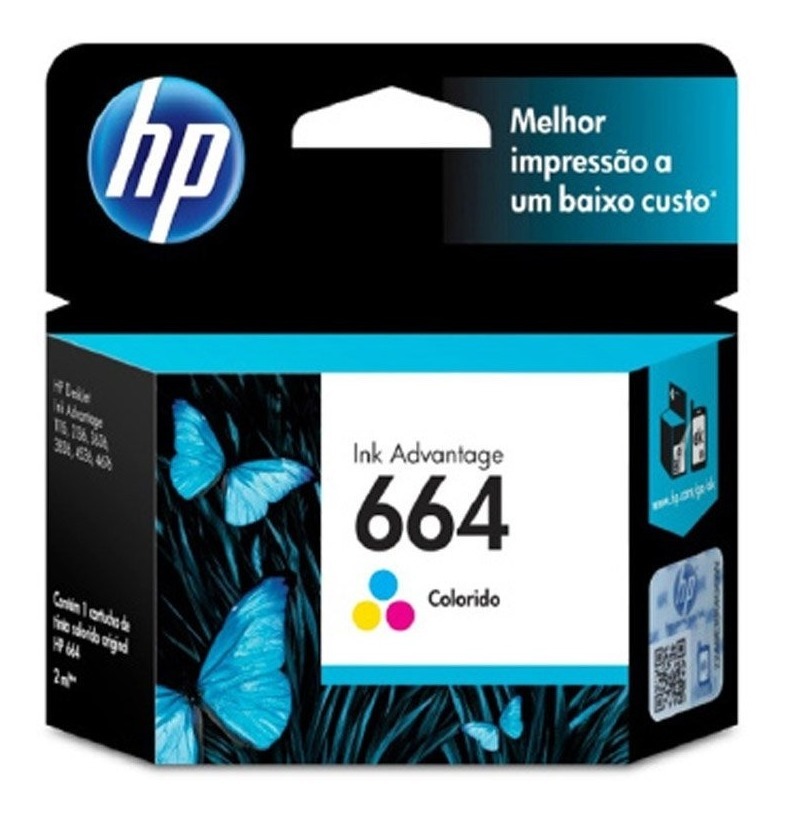 Cartucho 664 Color HP