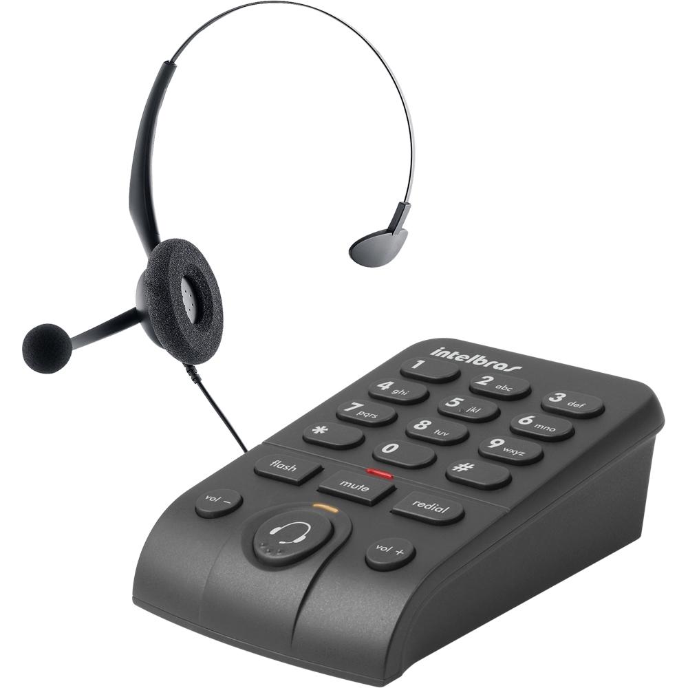 Telefone Headset C/ Base Discadora HSB50 Intelbras