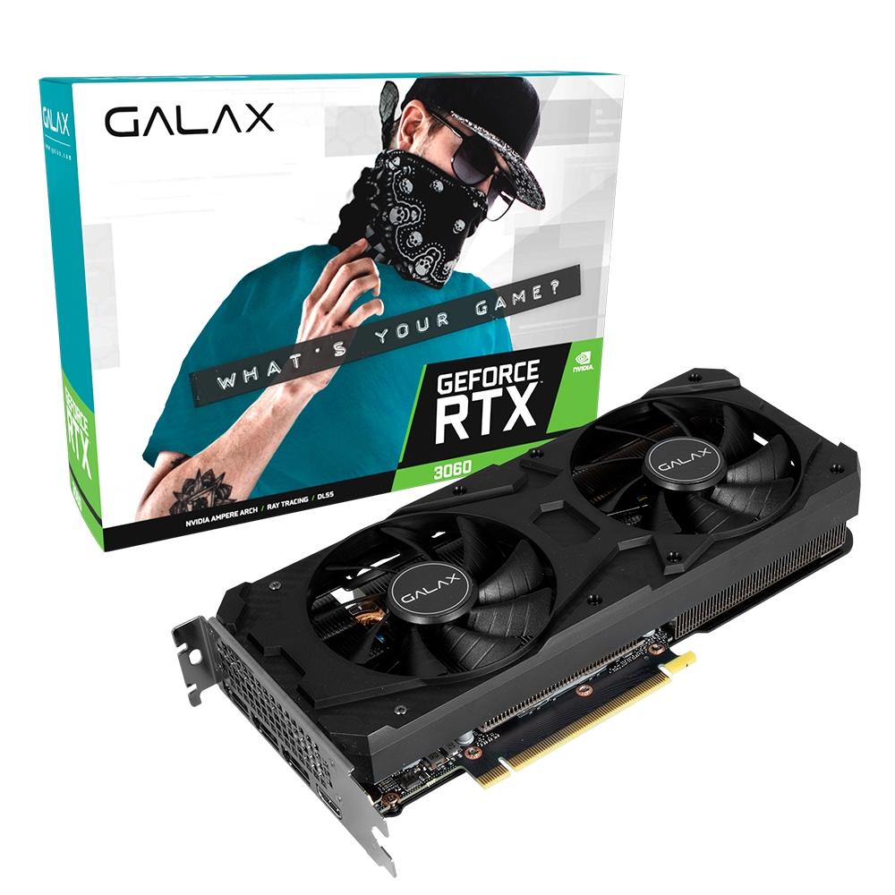 VGA 12GB DDR6 192 Bits PCI-E 4.0 RTX3060 OC Galax