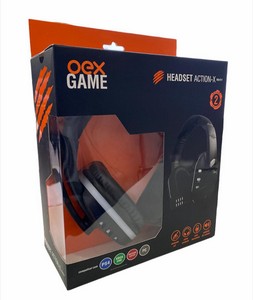 Fone Headset Gamer P3 Action-X HS211 Preto OEX