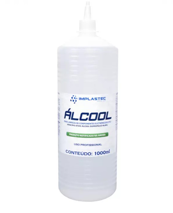 Alcool Isopropilico 1000 ml Implastec