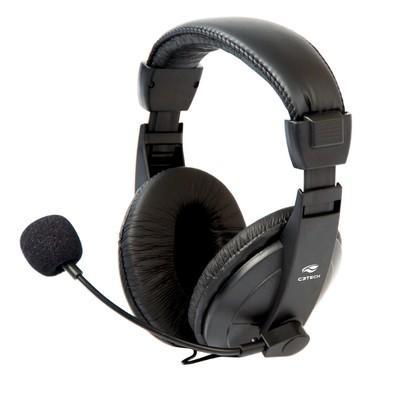 Fone Headset Voicer Comfort PH-60 Preto C3 Tech