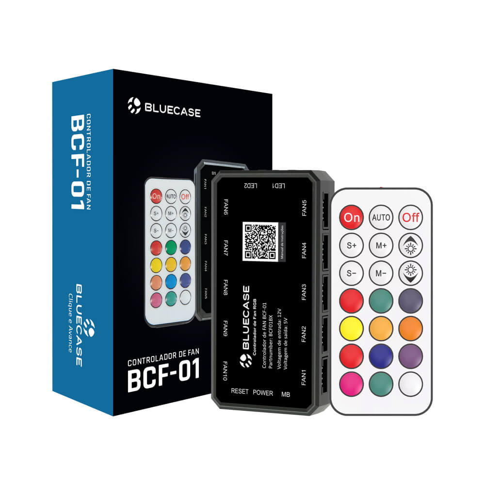 Controlador de Fan LED RGB BCF-01 Bluecase