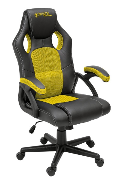 Cadeira Gamer 03 Preta/Amarela Bright