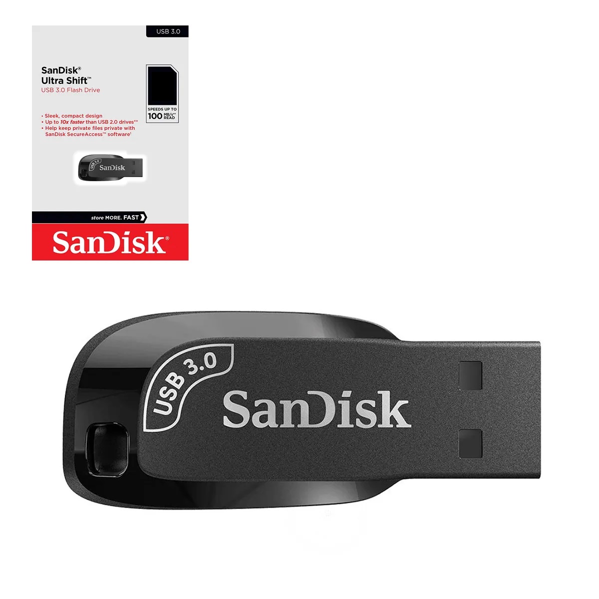 Pen Drive 64GB USB 3.0 Ultra Shift Sandisk