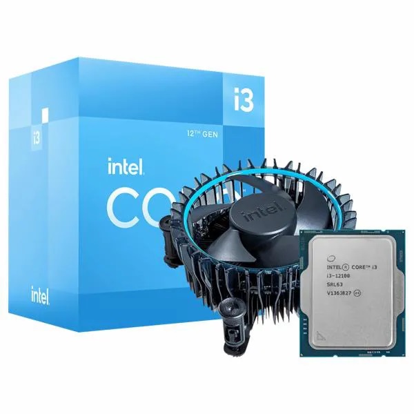 Processador Intel 1700 i3 12100 3.3GHz 12MB