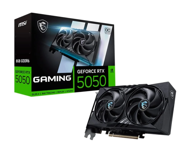 VGA 8GB DDR6 128 Bits PCI-E 4.0 RTX5050 OC MSI