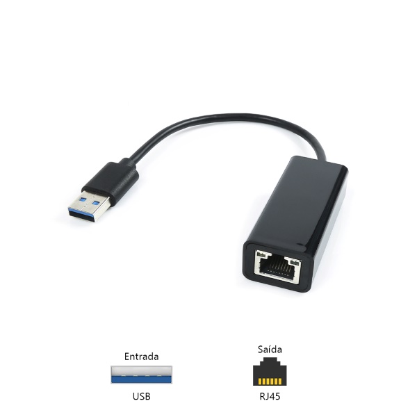 Adaptador USB 3.0/RJ-45 10/100/1000 Giga Pluscable