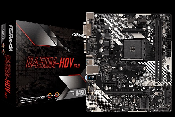 Placa Mãe AMD AM4 B450M M.2 Nvme DDR4 Asrock