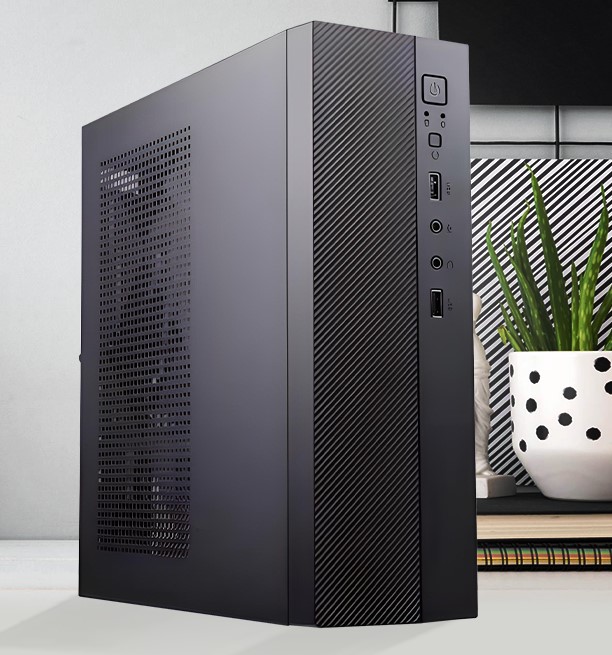 Gabinete Slim BG-2000/2002 Fonte Mini ATX Bluecase