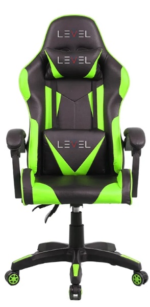 Cadeira Gamer LV-C01DN Preta/Verde Level