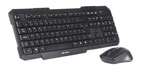 Kit Teclado+Mouse Wireless K-W10BK C3 Tech