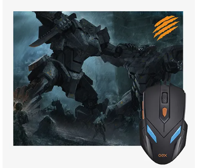 Mouse+Mouse pad Gamer WAR MC100 OEX