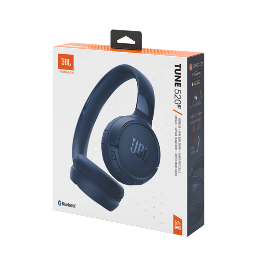 Fone Headphone Bluetooth Tune 520BT BLUE JBL
