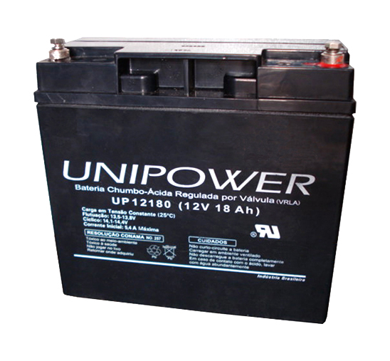 Bateria para Nobreak 12V 18A Unipower