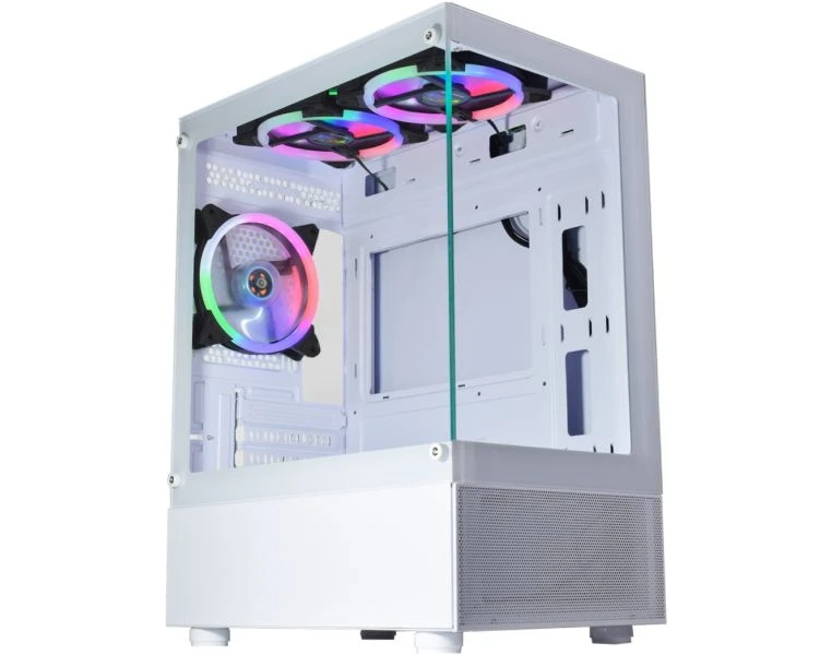 Gabinete Gamer Aquario Medusa CGW1TW Branco K-mex