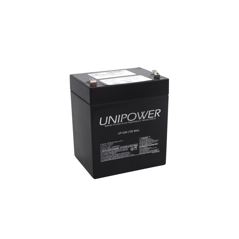 Bateria para Nobreak 12V 5A Unipower