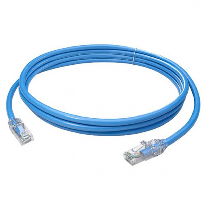 Patch Cord CAT6 0,5m 100% Cobre Azul Soho Plus