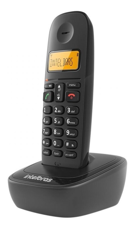 Telefone sem Fio com ID TS2510 Preto Intelbras
