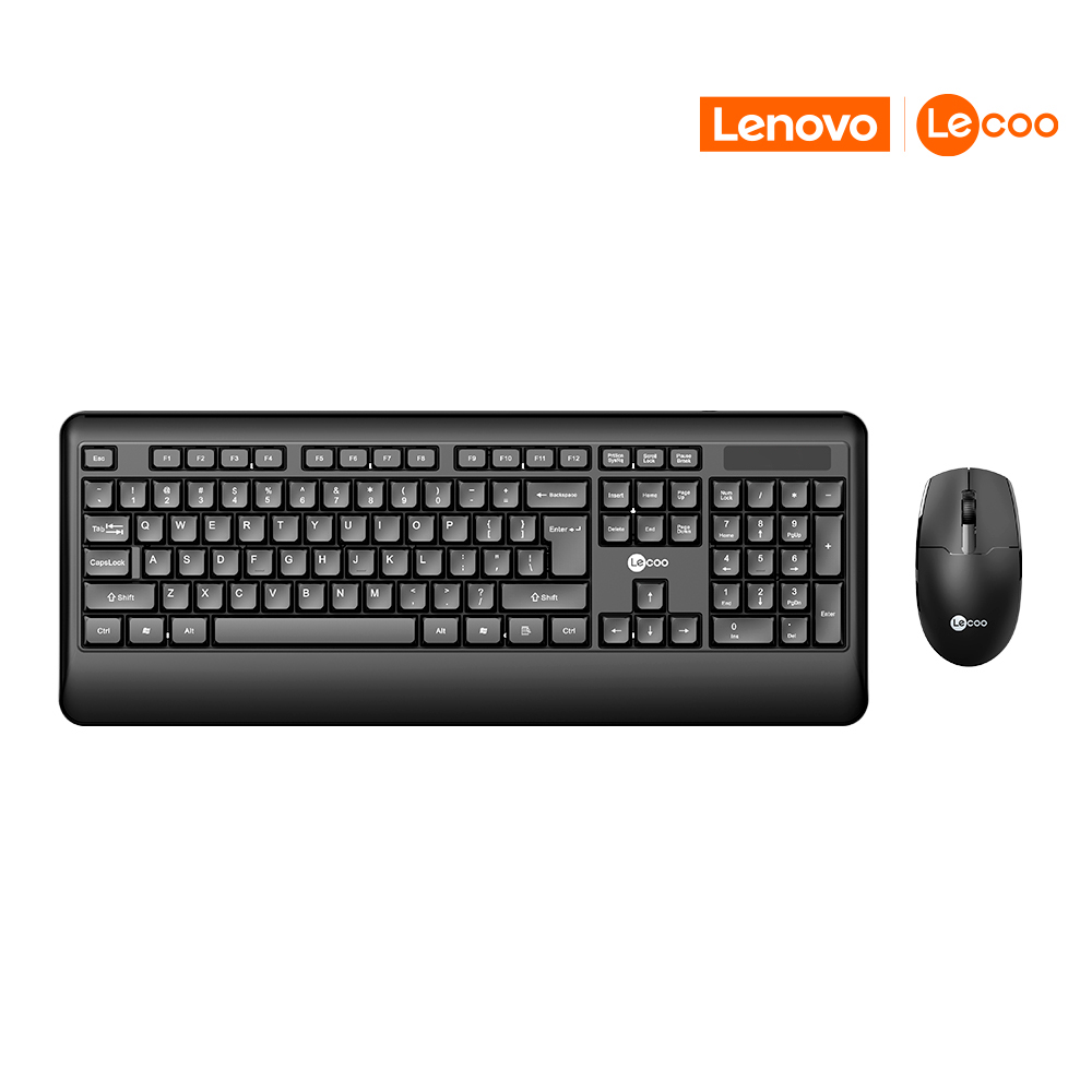 Kit Teclado+Mouse Wireless K-W202 Preto LECOO