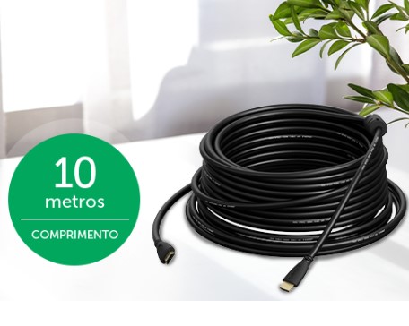 Cabo HDMI 10m 2.0 Gold 4K HDR CH2010 Intelbras