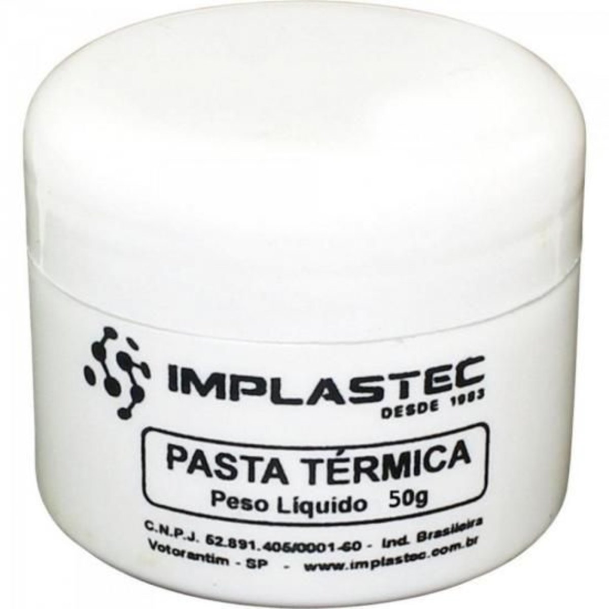Pasta Térmica 50g Branca Implastec