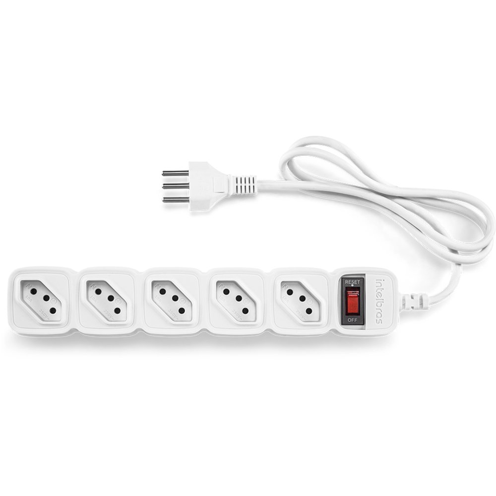 Filtro de Linha 5 Tomadas EPE 205 Branco Intelbras