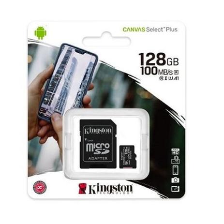 Cartão MicroSD 128GB Canvas Select Plus Kingston