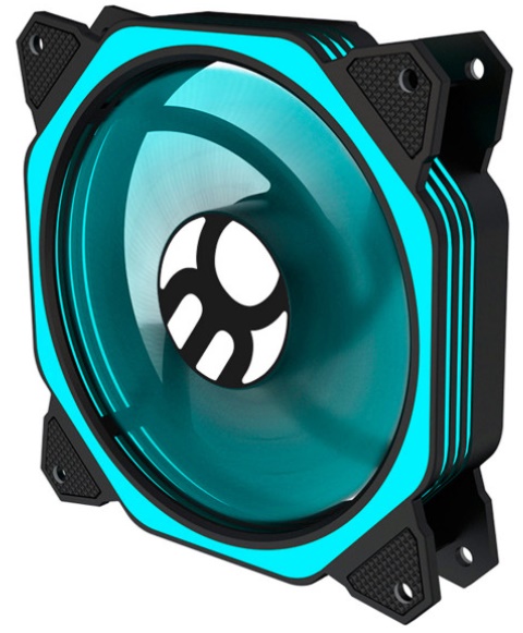 Cooler p GabineteFAN LED 120mm CIANO/PTO Bluecase