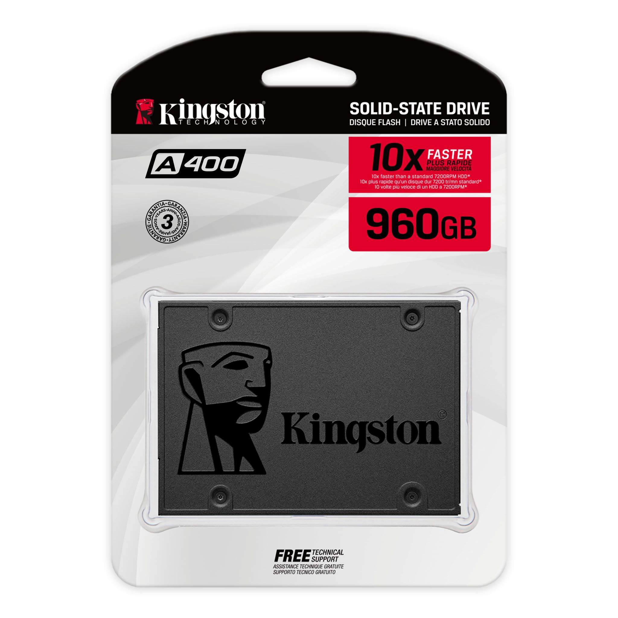 SSD 960GB Sata III SA400S37 Kingston
