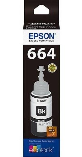Refil de Tinta 70 ml T664120- AL Preto Epson