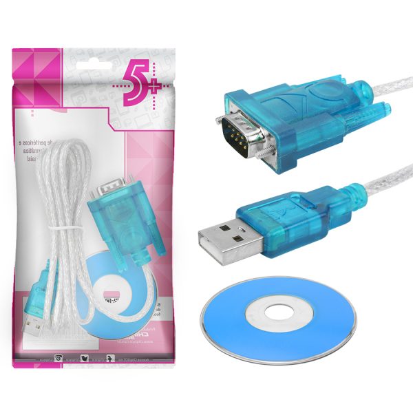 Cabo Conversor USB/Serial DB9 1,5m 5+