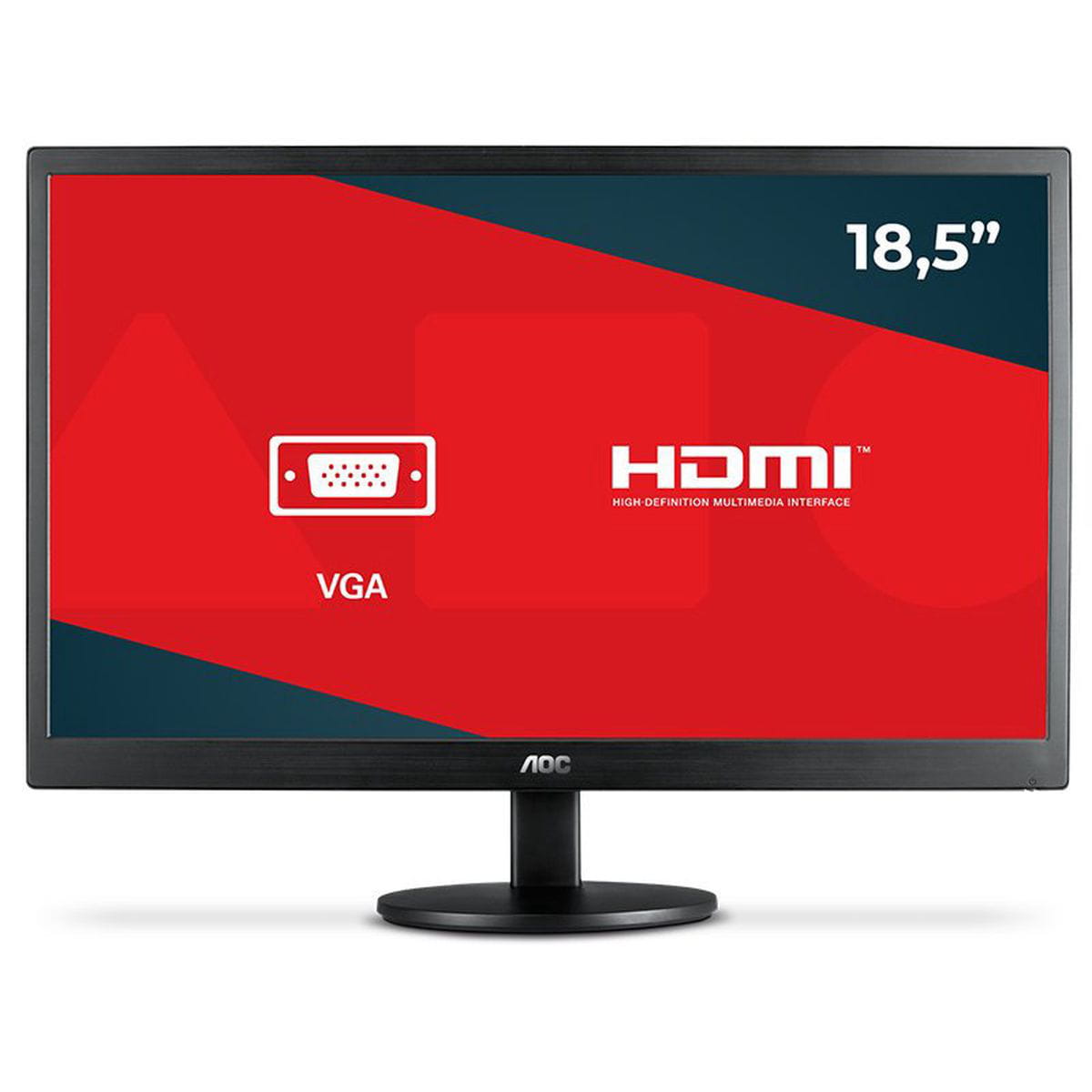 Monitor 18.5" LED E970SWHNL HDMI/VGA AOC