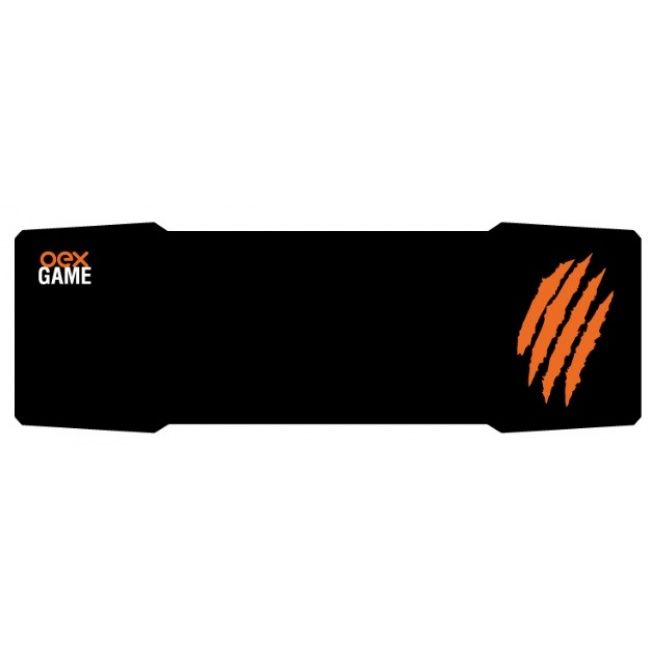 Mouse Pad Gamer Hawk Speed MP308 Preto/Laranja OEX