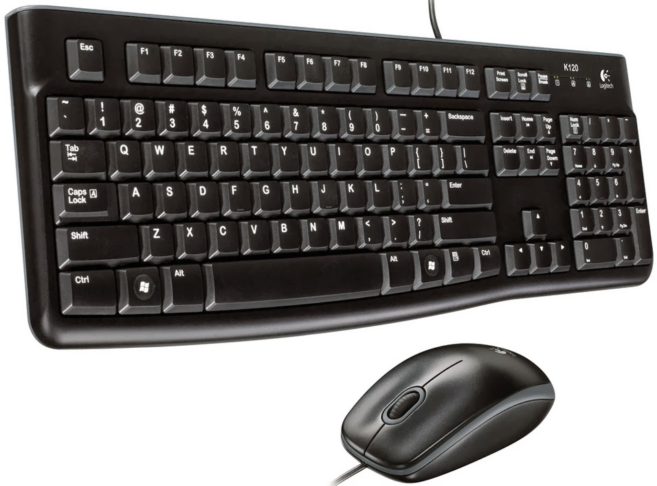 Kit Teclado+Mouse USB MK-120 Logitech