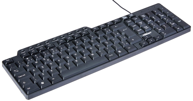 Teclado USB Multimidia Preto 0132 Bright