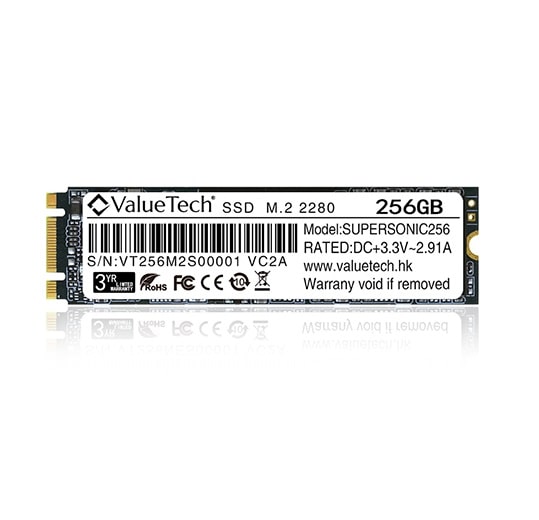 SSD 256GB NVMe M.2 2280 Valuetech (imp)