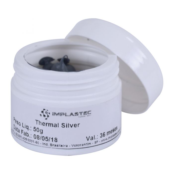 Pasta Térmica 50g Thermal Silver Implastec