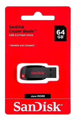 Pen Drive 64GB Cruzer Blade Sandisk