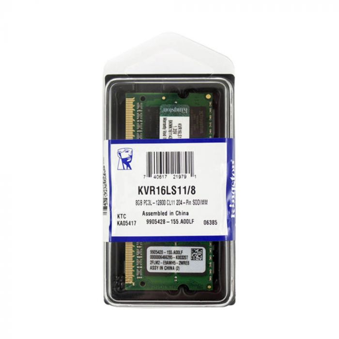 Mem Note DDR3L 8GB 1600 Kingston
