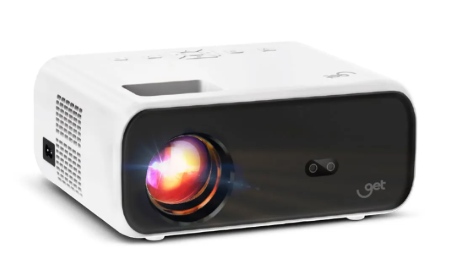 Projetor 5000 Lumens FHD HDMI/VGA Branco Get