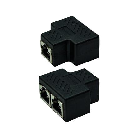 Adaptador Duplicador Cabo de Rede Cat5/Cat6 Fêmea