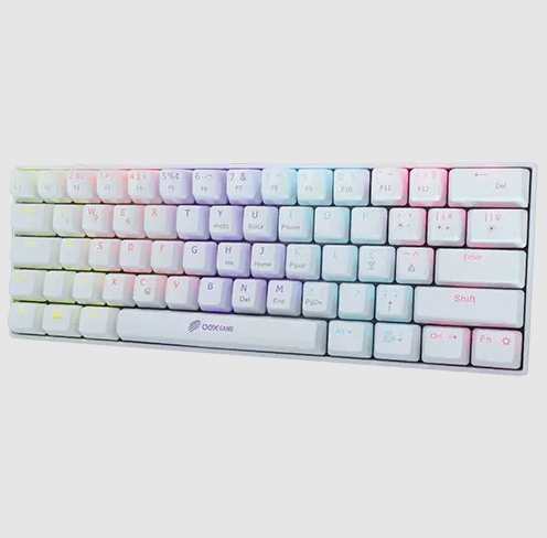 Teclado Gamer USB Mecânico Ziggy BCO LED TC607 OEX