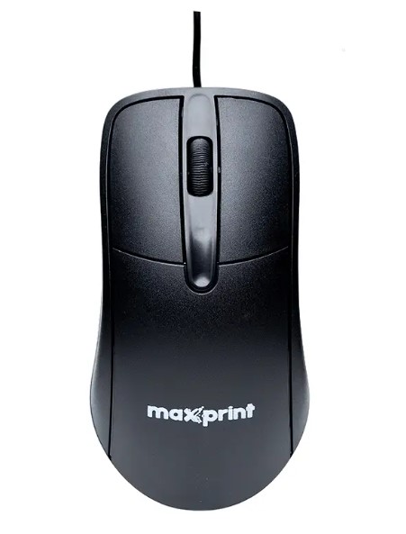 Mouse USB 1200DPI OfficeEasy Preto Maxprint