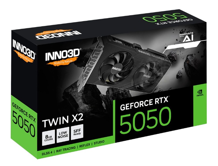 VGA 8GB DDR6 128 Bits PCI-E 5.0 RTX5050 INNO3D