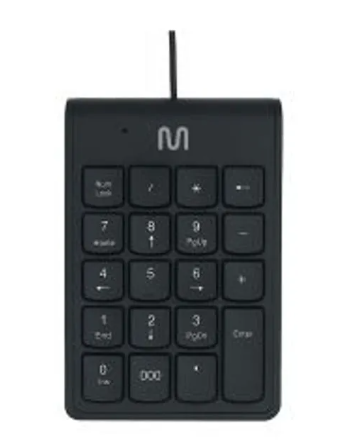 Teclado Numérico USB TC227  Preto  Multi