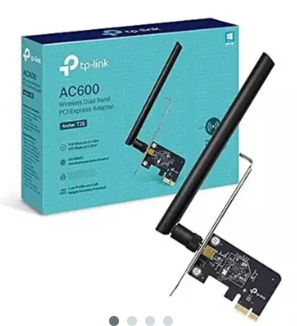 Placa Wireless PCI-E 600Mbps T2E TP-Link