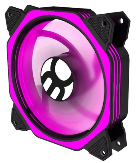 Cooler p GabineteFAN LED 120mm VIOLET/PTO Bluecase