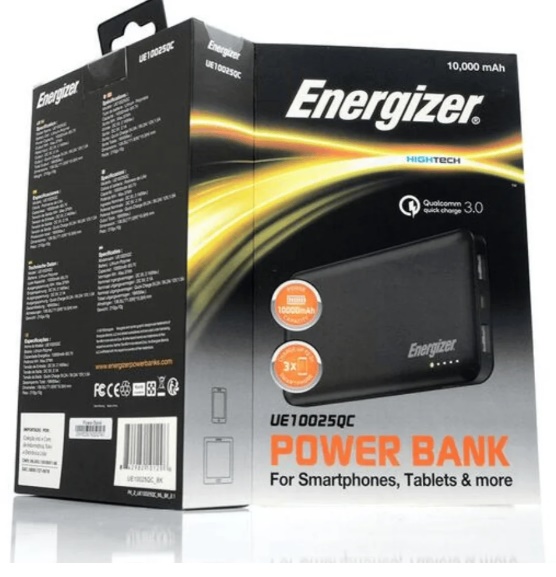 Carregador Portátil 10000mAh UE10025 Energizer