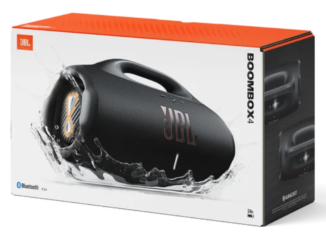 Caixa de Som Bluetooth 210W Boombox 4 JBL